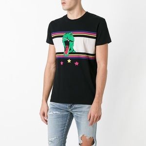 saint laurent dinosaur t shirt
